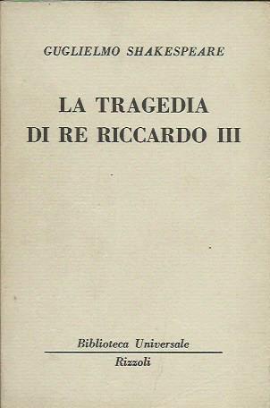 La tragedia di re Riccardo III