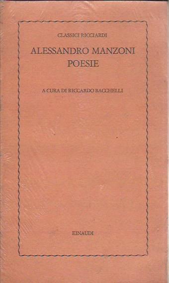 Poesie (a cura di Riccardo Bacchelli)