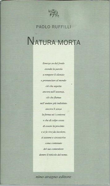 Natura morta - Poesie