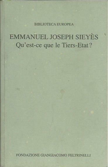 Qu'est-ce que le Tiers-Etat?