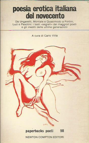 Poesia erotica del novecento
