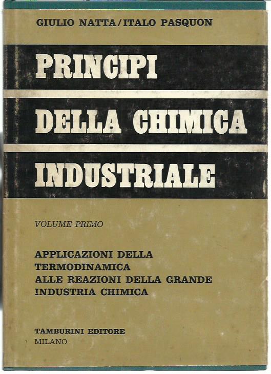 Principi della chimica industriale - Volume primo