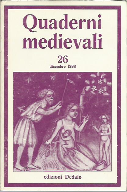 Quaderni medievali 26 - Dicembre 1988