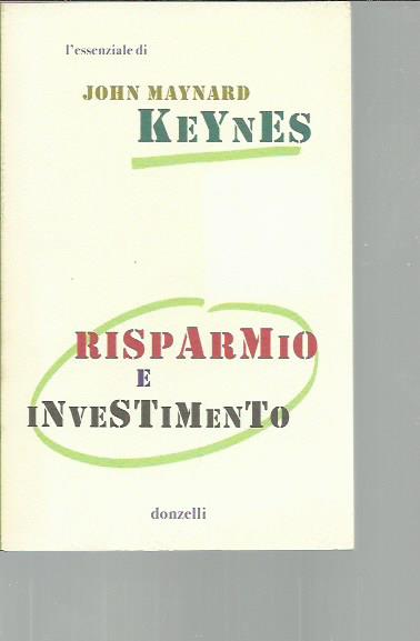 Risparmio e investimento