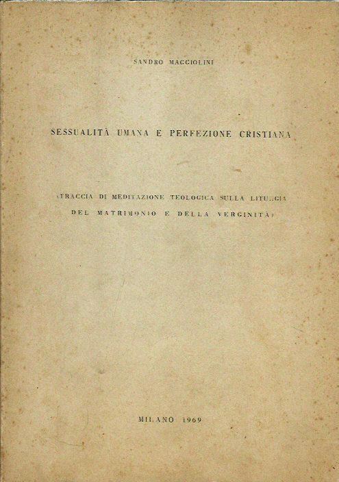 Sessualità e perfezione cristiana