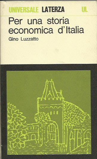 Per una storia Economica d'Italia