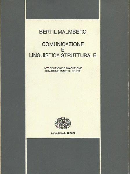 Comunicazione e linguistica strutturale