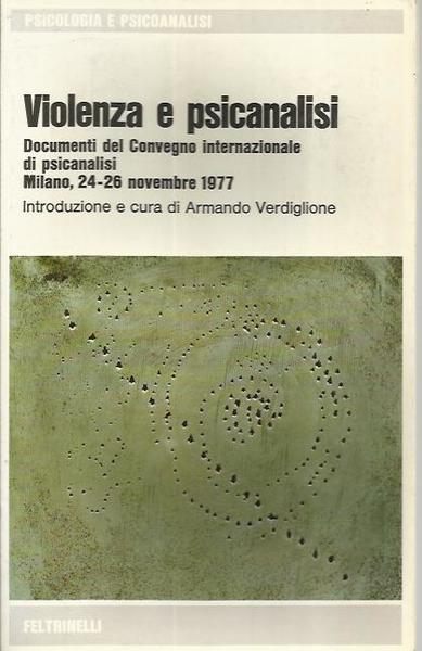 Violenza e psicoanalisi