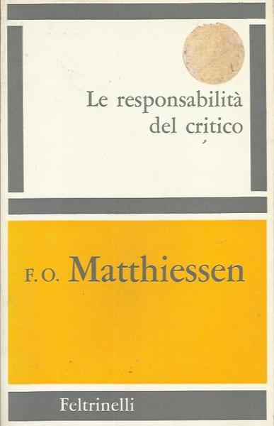 Responsabilità del critico (Le)