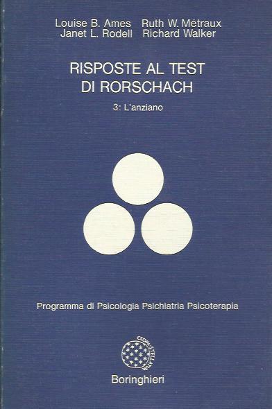 Risposte al test di Rorschach 3: L'anziano