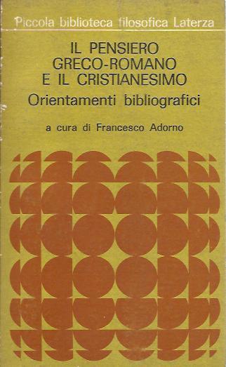 Pensiero greco-romano e il cristianesimo (Il)