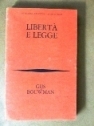 Liberta' e legge