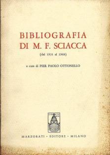 Bibliografia di M.F.Sciacca