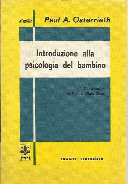 Introduzione alla psicologia del bambino