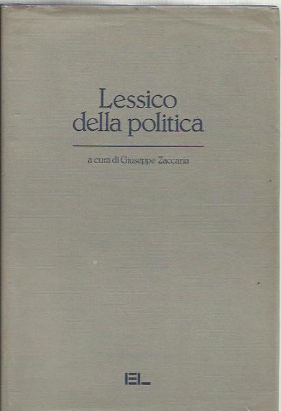 Lessico della politica