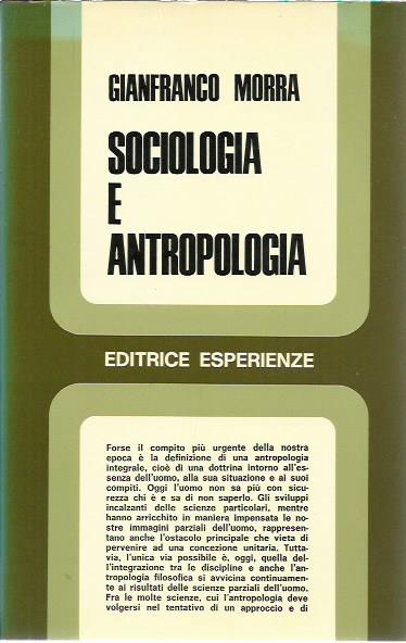 Sociologia e antropologia