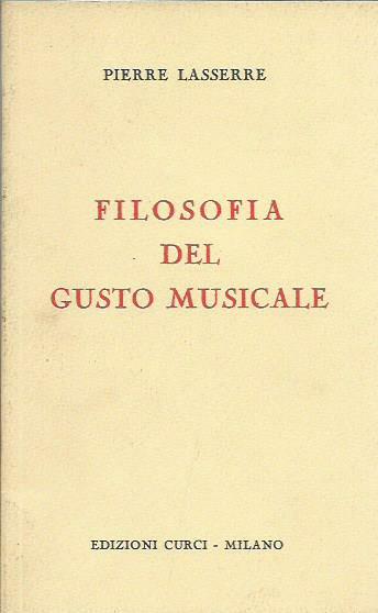 Filosofia del gusto musicale