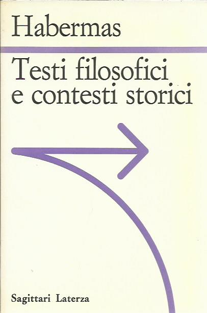 Testi filosofici e contesti storici