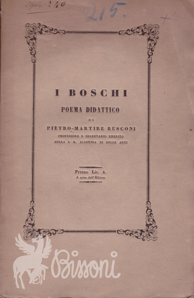 I BOSCHI - POEMA DIDATTICO