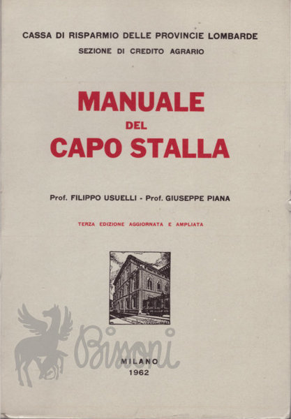 MANUALE DEL CAPO STALLA - 3^ EDIZIONE