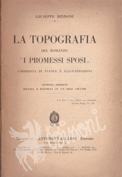 LA TOPOGRAFIA DEL ROMANZO I PROMESSI SPOSI