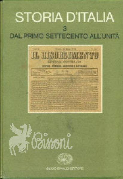 STORIA D'ITALIA VOL. 3 - DALL 700 ALL'UNITA'