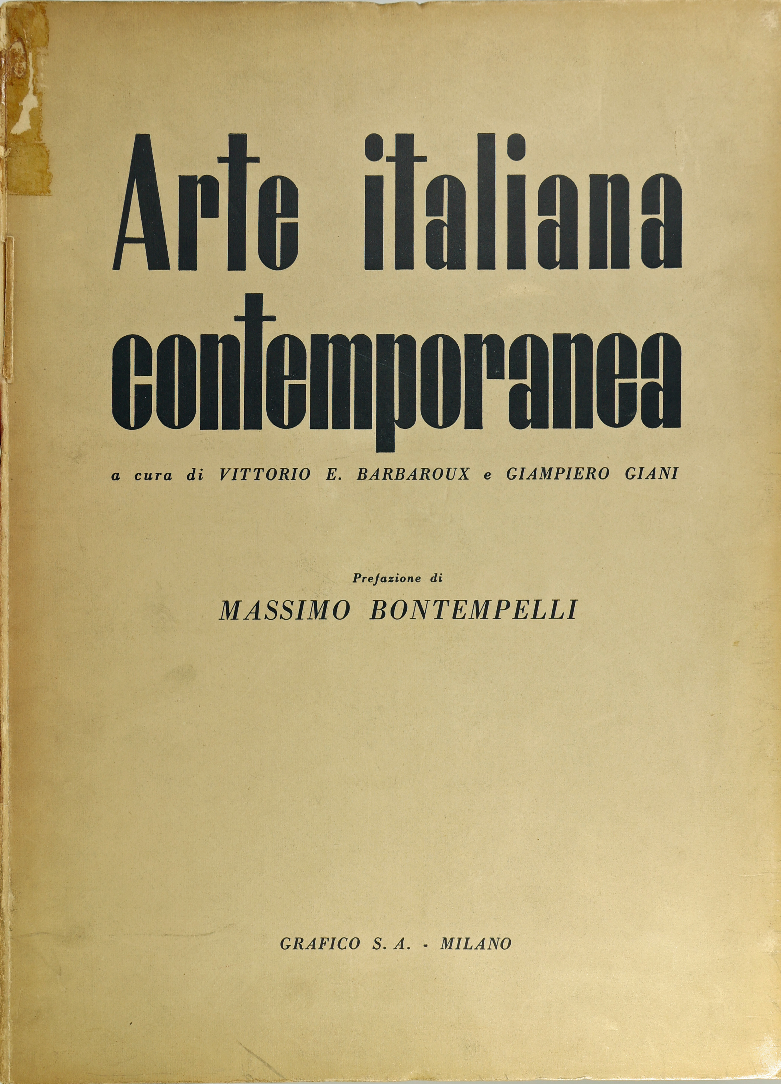 ARTE ITALIANA CONTEMPORANEA