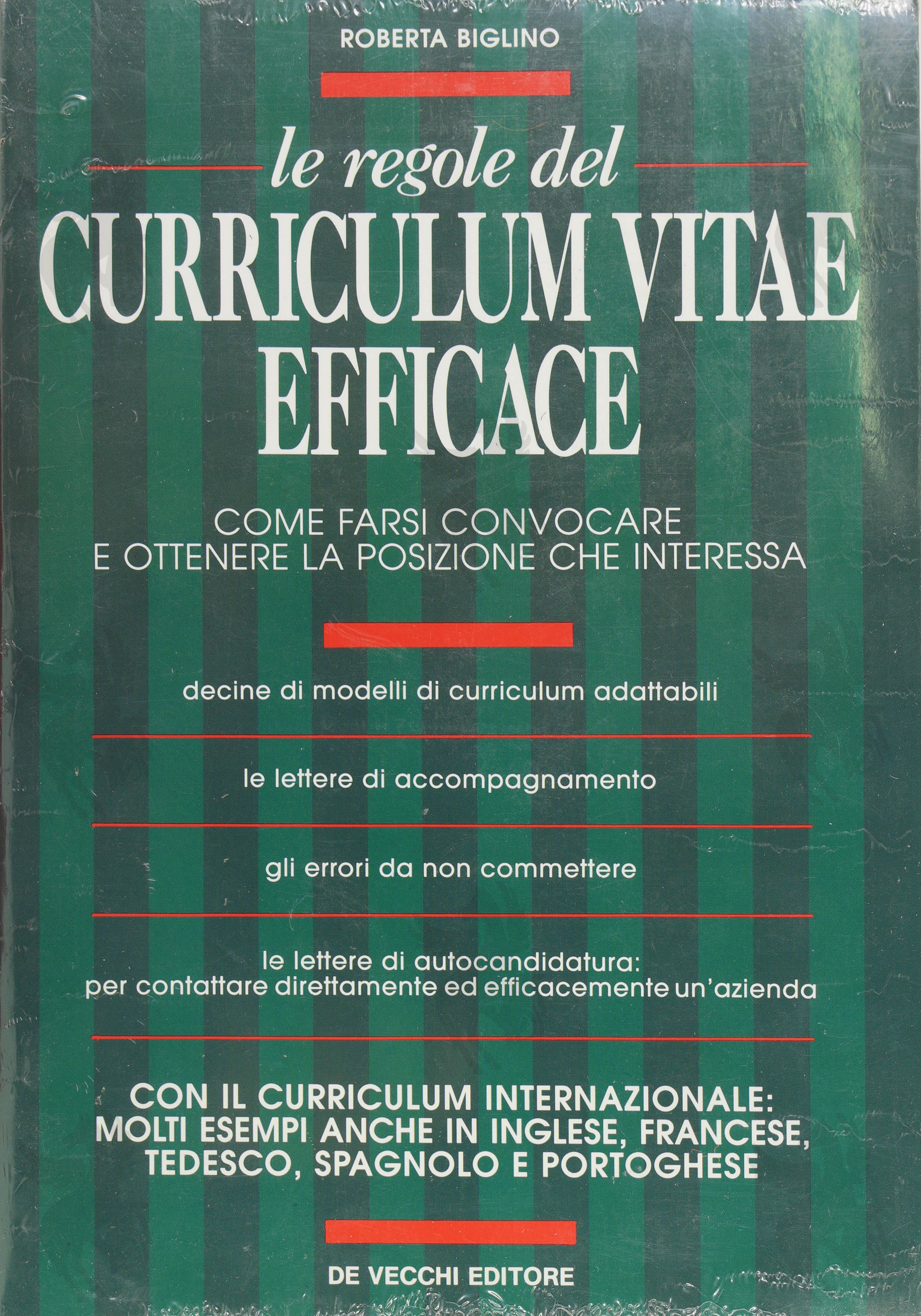 LE REGOLE DEL CURRICULUM VITAE EFFICACE