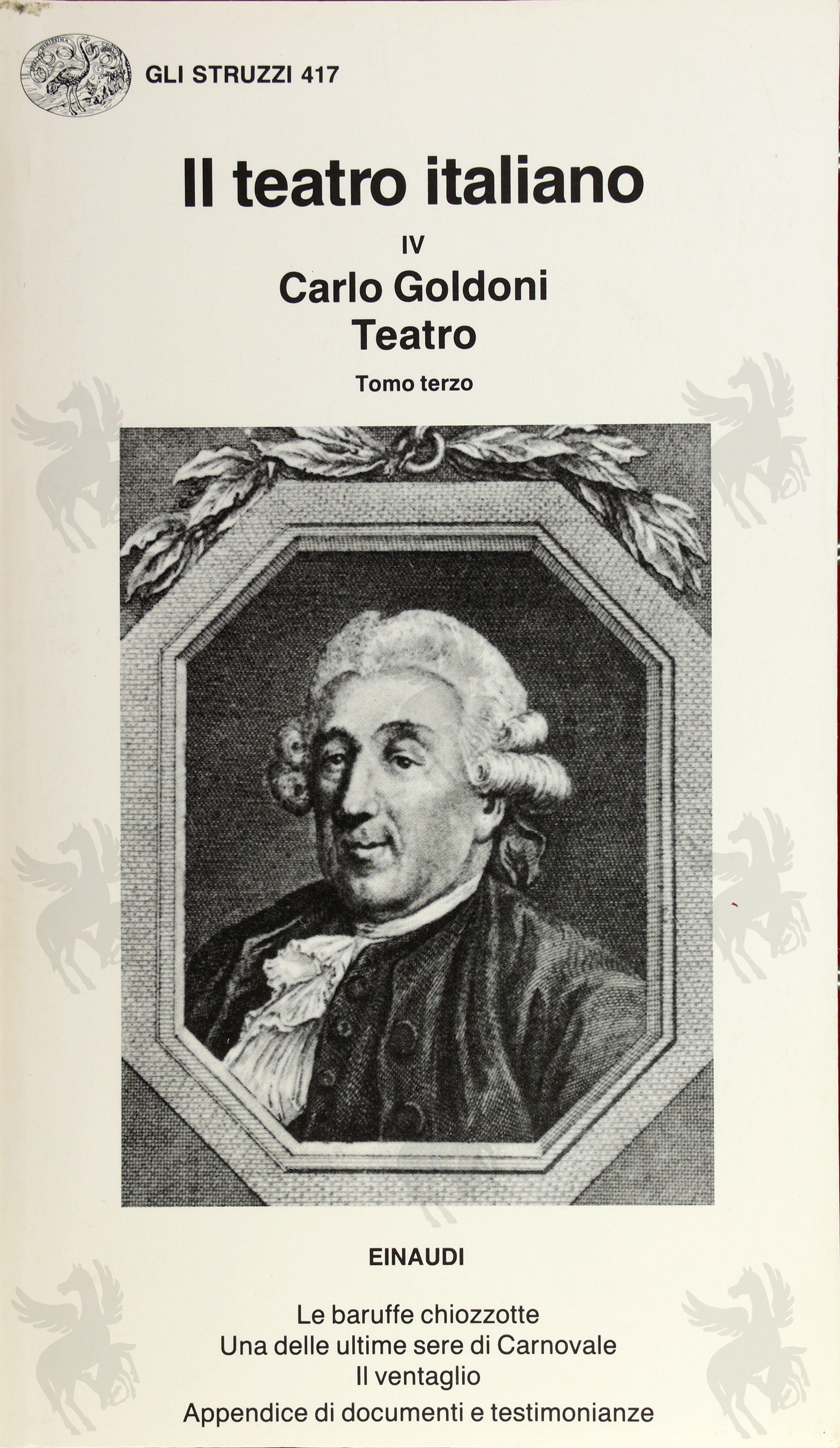 TEATRO ITALIANO VOL.4 CARLO GOLDONI TEATRO TOMO 3