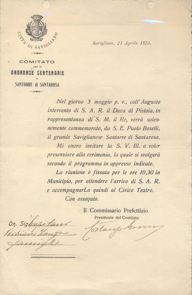 Costanzo Ciano (Livorno 1876, 1939). Conte di Cortellazzo e di …