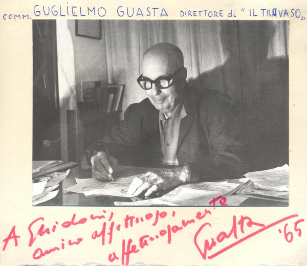 Guglielmo Guasta (1889 - 1985). Scrittore e giornalista, celebre direttore …