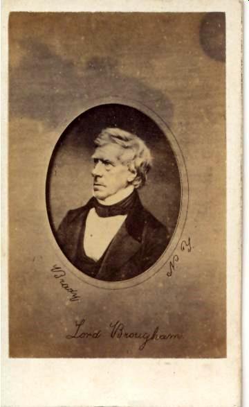 Barone Henry Brougham. 1778 - 1868. Politico Inglese. Fotografia di …