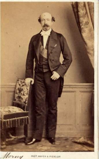Charles Auguste Duca De Morny. Politico Francese. Fotografia di Mayer …