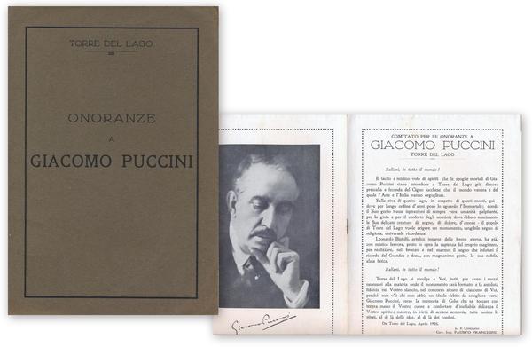 Torre Del lago. Onoranze a Giacomo Puccini.