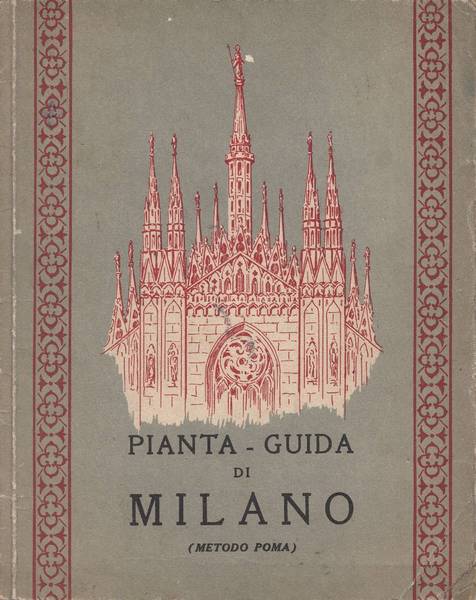 Pianta guida di Milano. Metodo Poma 1950 - 51.
