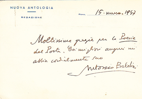 Antonio Baldini (Roma, 1889 – 1962). Scrittore, giornalista e saggista …