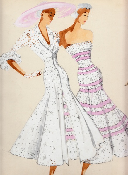 Jean Desses. (1904 - 1970). Disegnatore di moda tra i …