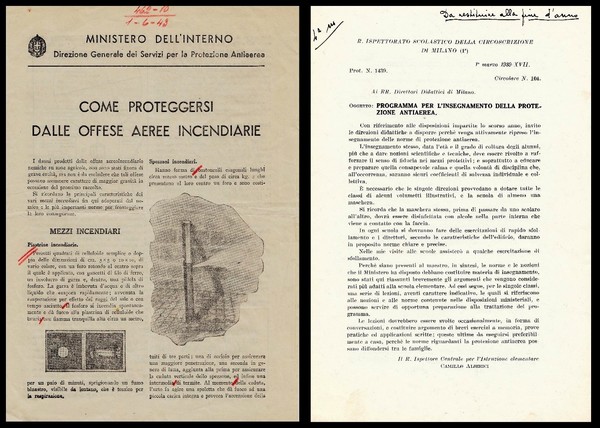 Come proteggersi dalle offese aeree incendiarie. Programma per l'insegnamento della …