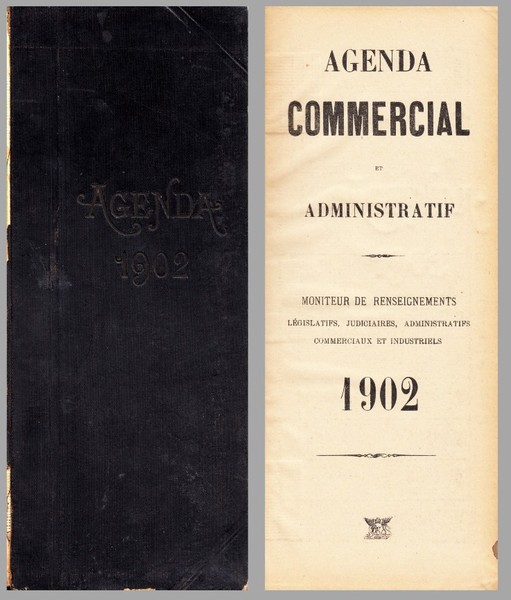 Agenda Commercial et administratif 1902.