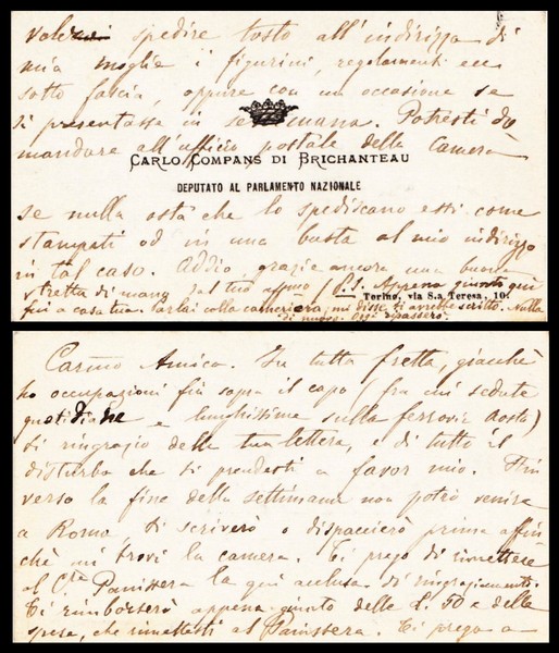 *Carlo Compans de Brichanteau de Challant. (Chambery, 1844 – Torino, …