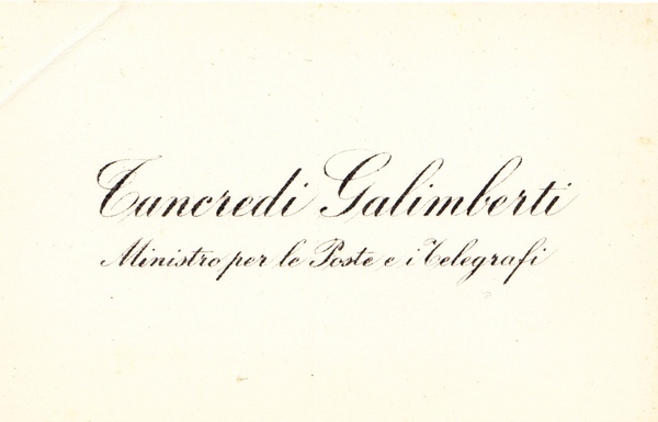 *Tancredi Galimberti. (Cuneo, 1856 – Cuneo, 1939). Politico italiano e …
