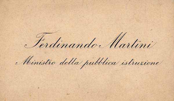 Ferdinando Martini (Firenze, 1841 – Monsummano Terme, 1928). Scrittore e …