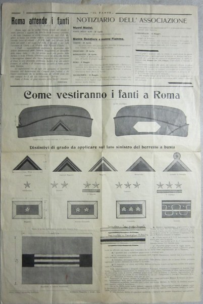 Il Fante. Periodico mensile dei Fanti d'Italia. Programma e disposizioni …