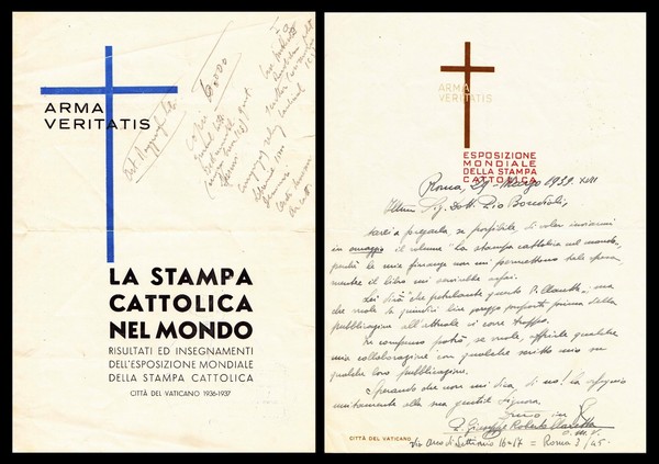 Giuseppe Roberto Claretta. Giornalista dell'Osservatore Romano della Congregazione degli Oblati …