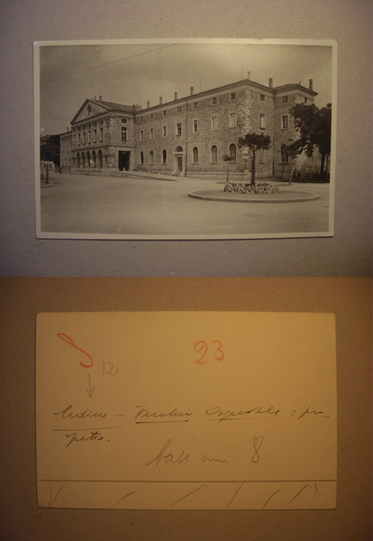 Foto / fotografia UDINE - Vecchio Ospedale: prospetto.