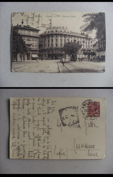 Cartolina / postcard MILANO - Piazza Venezia - Kursaal Diana …