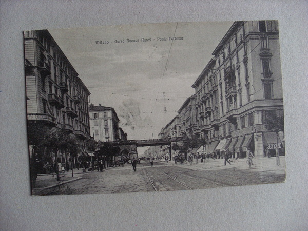 Cartolina / postcard MILANO - Corso Buenos Ayres - Ponte …