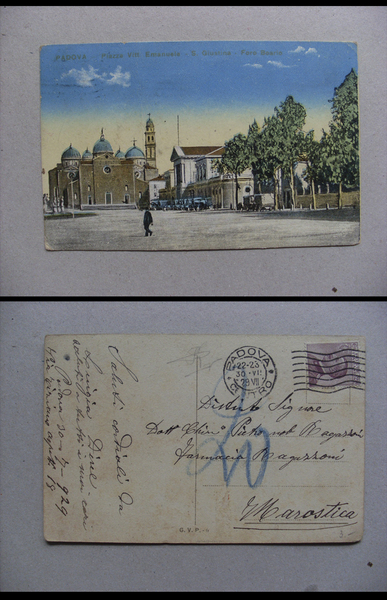 Cartolina / postcard PADOVA - Piazza VIII Emanuele - S. …