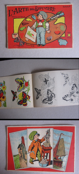 Album da colorare "L'arte del dipingere - Serie n.4" MARCA …