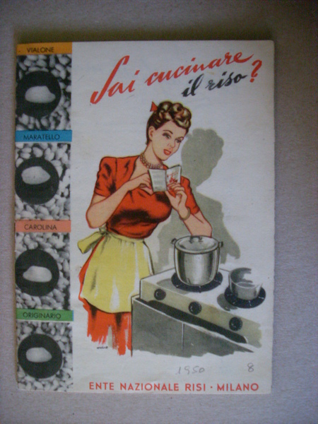 Depliant / volumetto "Sai cucinare il riso? Ufficio Propaganda Ente …